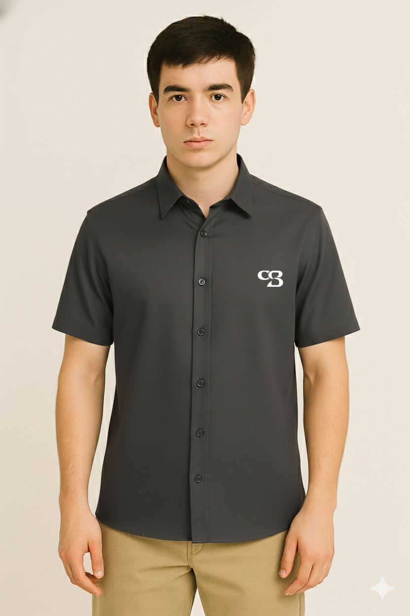 Grey Box Fit Shirt